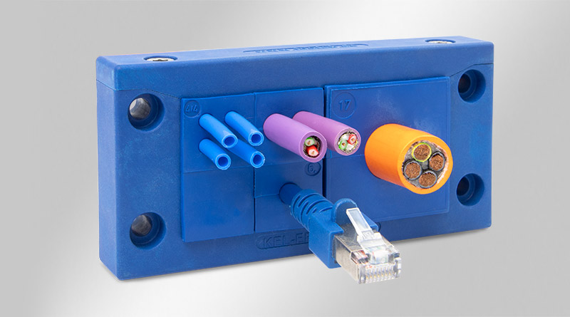 KT-BL multi | 多孔电缆穿芯, 适用于食品行业