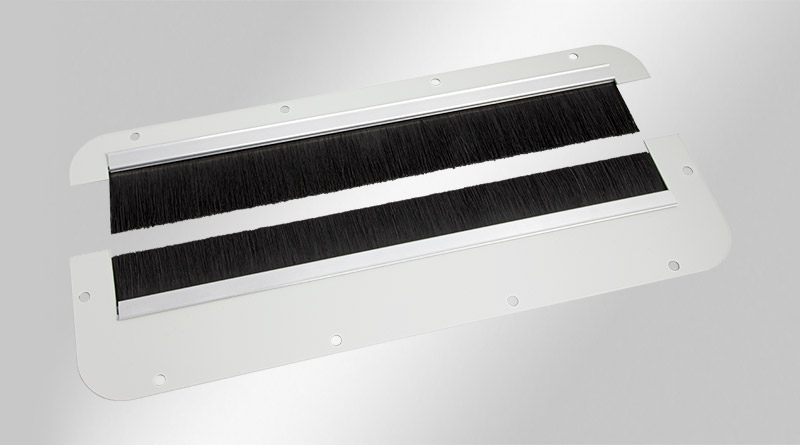 FP-BES-U | 带刷可打开法兰盘底板